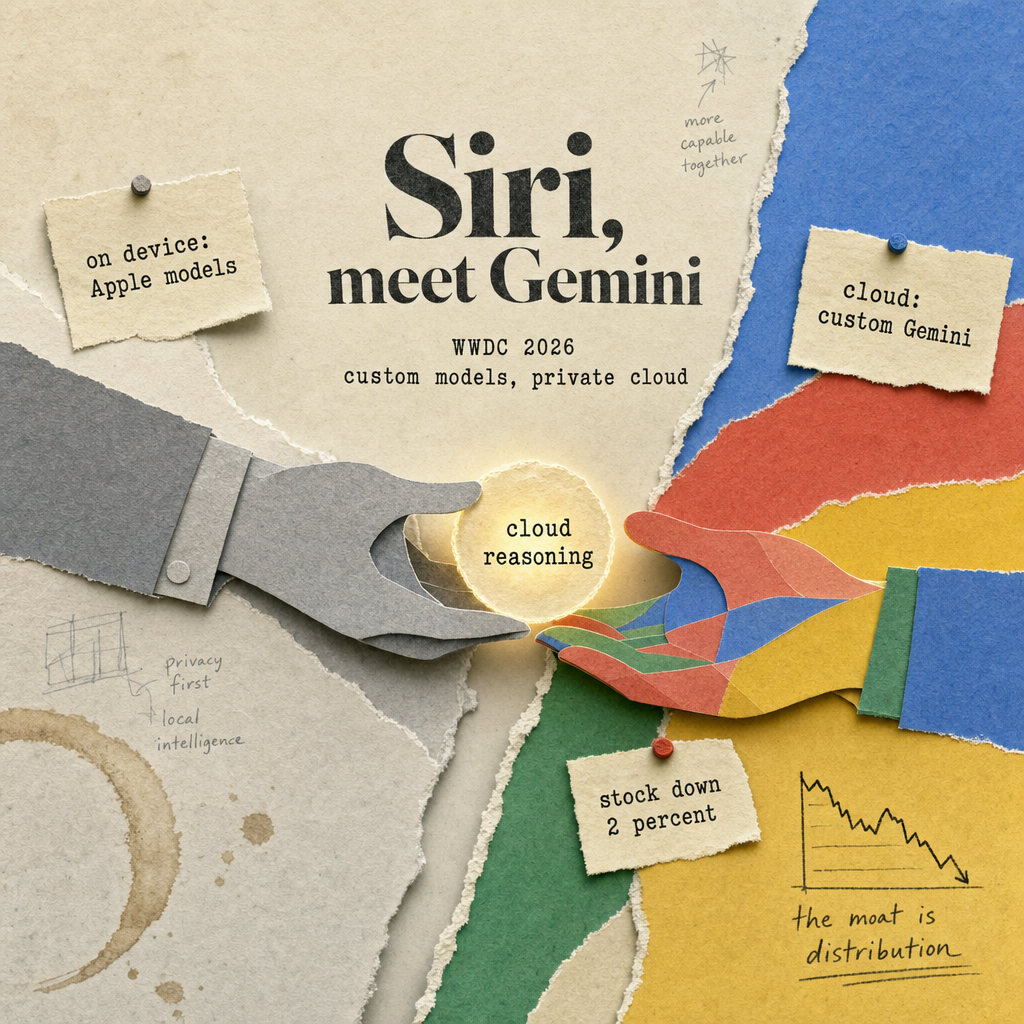 Apple unveiled Siri AI at Tim Cook's final WWDC, and the assistant is partly powered by Goog...