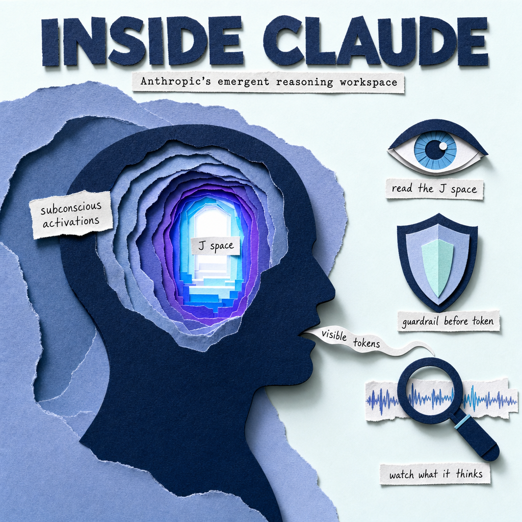 Anthropic published research showing Claude has an internal "J-space", a small, emergent wor...