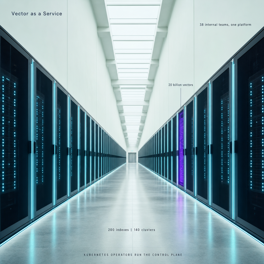 HubSpot now runs 20 billion+ vectors across 200+ indexes and 140+ clusters, serving 38+ inte...